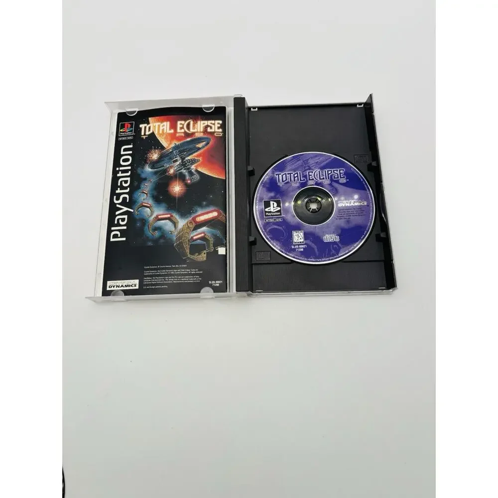 Total Eclipse Turbo CIB Longbox w/ Registration Card Sony PlayStation 1 VG